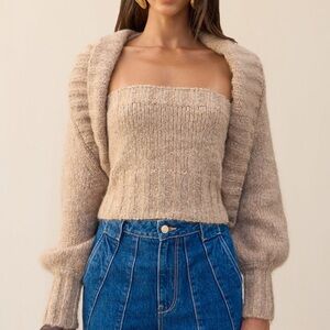 Cult Gaia Virginie Shrug Cardigan